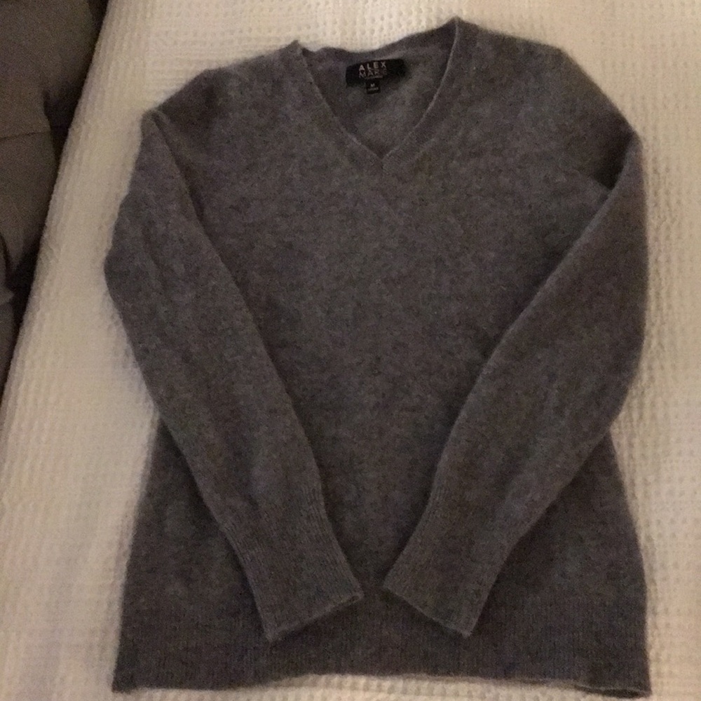 Alex Marie Grey Cashmere Sweater
